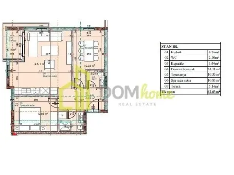 Prodaja, dvosoban stan, 63m², Donja Gorica, Podgorica - image 6