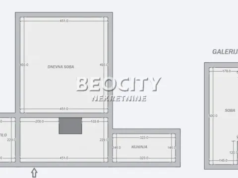 Sale, two bedroom apartment, 48m², Palata Pravde, Beograd - image 16