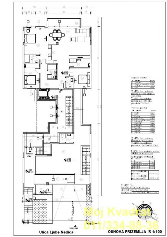 Sale, office space, 194m², Dušanovac, Voždovac Sve Podlokacije