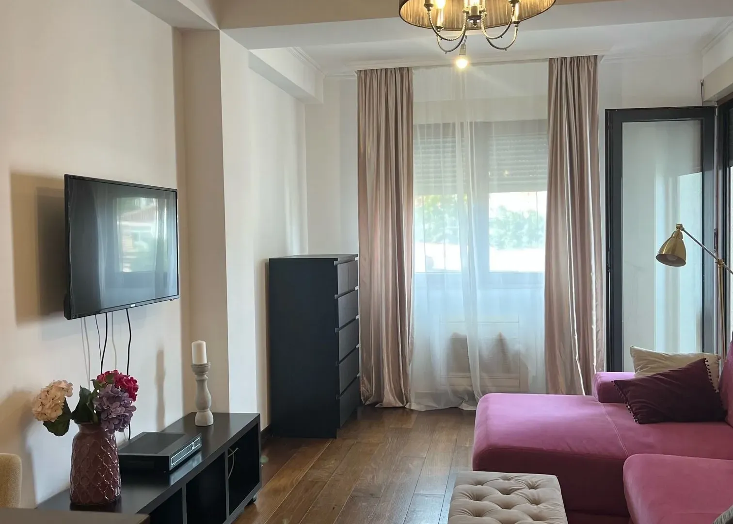 Rent, one bedroom apartment, 44m², Gorica C, Podgorica
