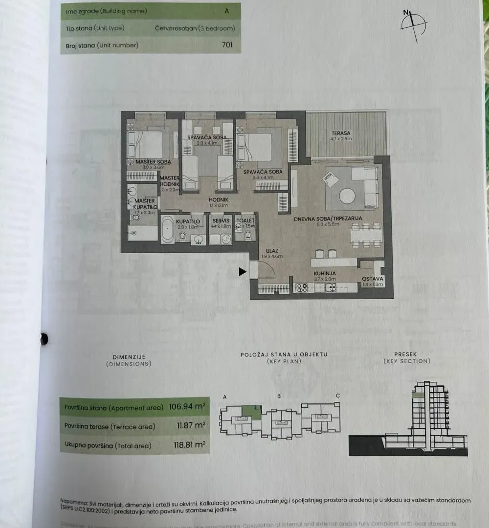 Izdavanje, poslovni prostor, 119m², Novi Beograd Blok 64, Novi Beograd Sve Podlokacije