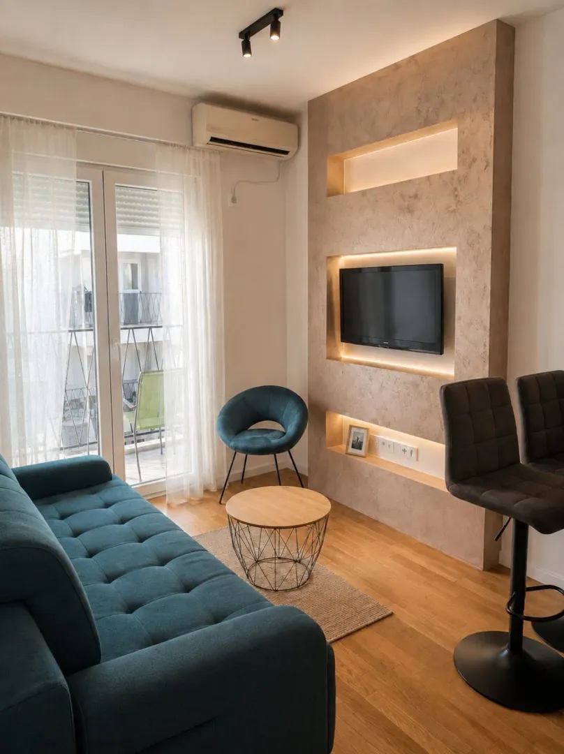 Rent, one bedroom apartment, 33m², Zabjelo, Podgorica