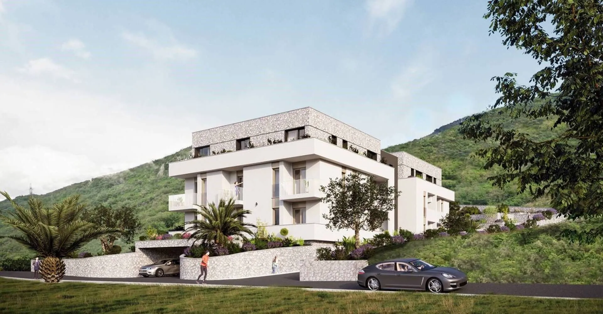 Prodaja, jednosoban stan, 44m², Lastva Grbaljska, Kotor