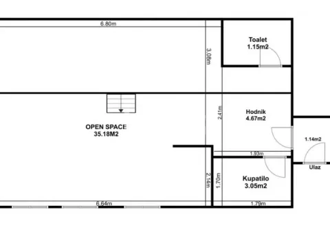 Izdavanje, poslovni prostor, 45m², Čukarica, Beograd - image 12