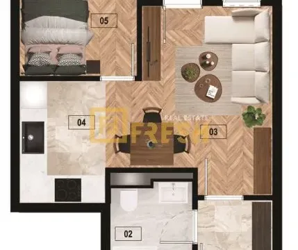 Prodaja, jednosoban stan, 38m², Zabjelo, Podgorica - image 3