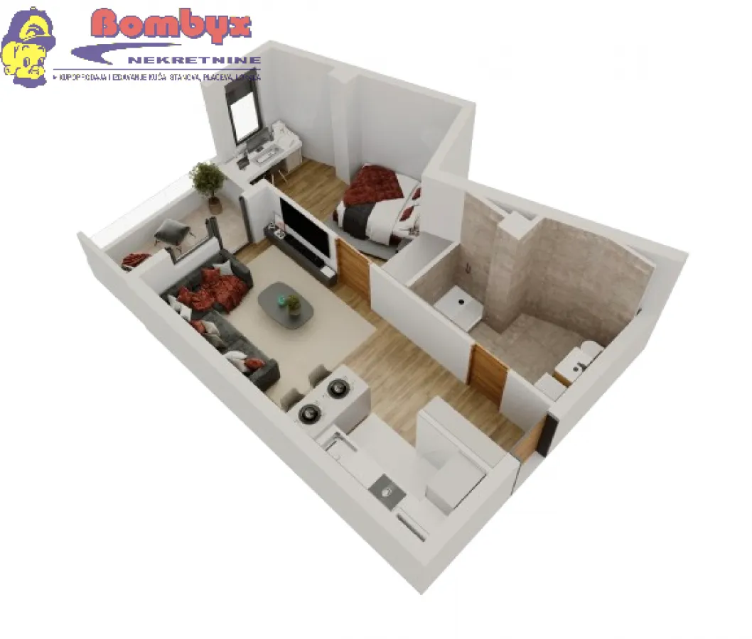 Prodaja, jednosoban stan, 42m², Salajka, Novi Sad Sve Podlokacije