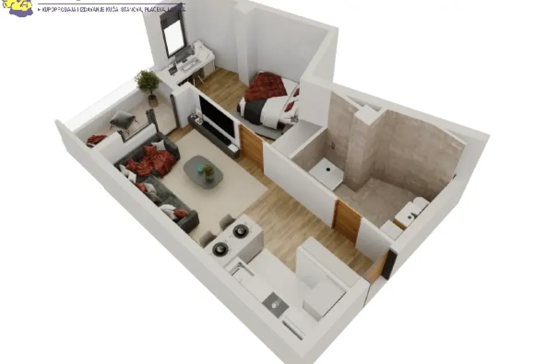 Prodaja, jednosoban stan, 42m², Salajka, Novi Sad Sve Podlokacije