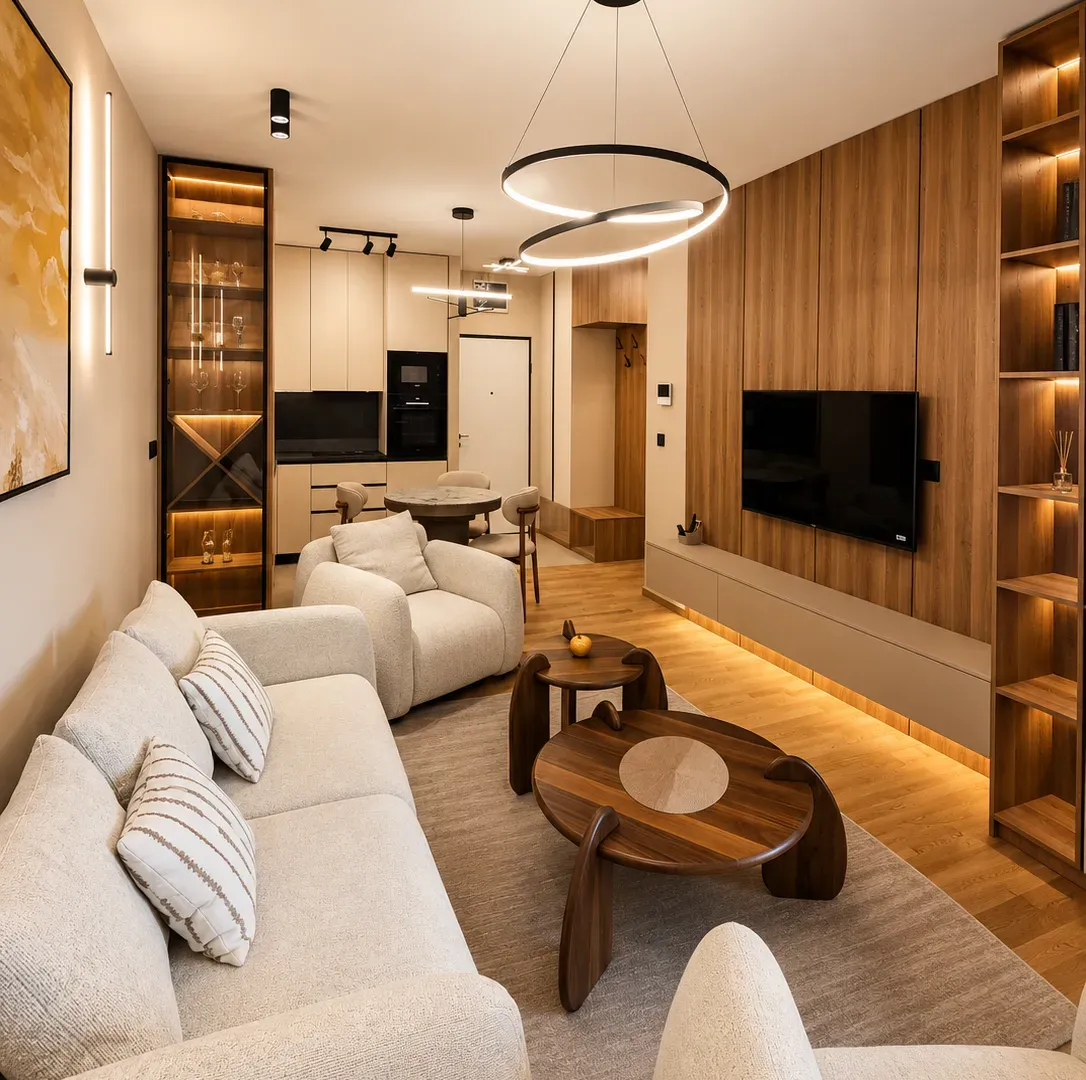 Izdavanje, jednosoban stan, 47m², Stari Aerodrom, Podgorica