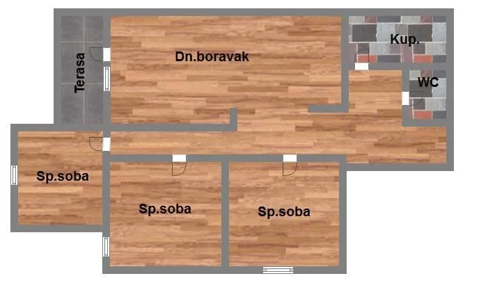 Prodaja, stan, 76m², Telep, Novi Sad Sve Podlokacije