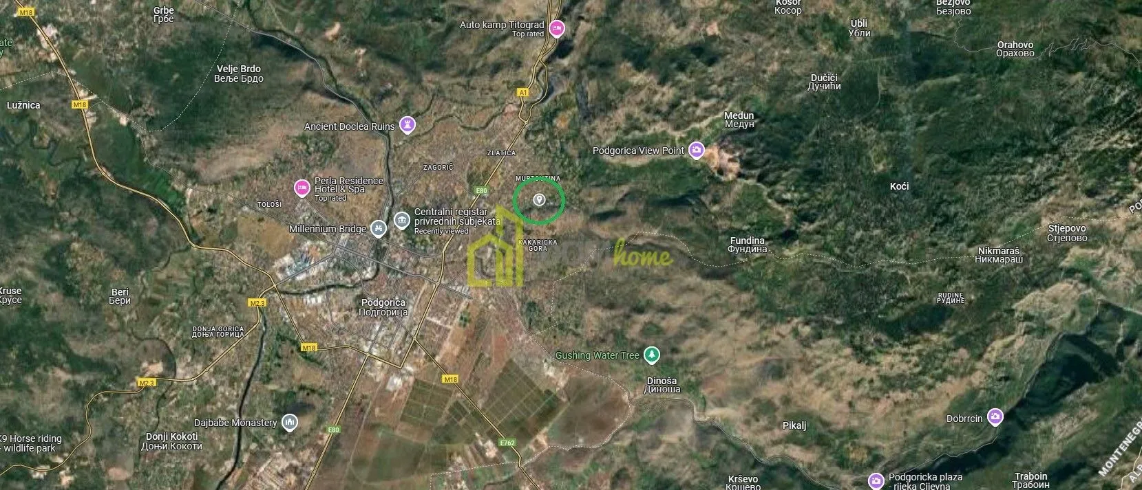 Prodaja, plac, 552m², Masline, Podgorica