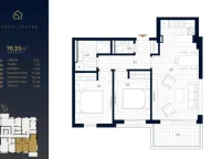 Prodaja, dvosoban stan, 71m², Gospoština, Budva - image 3