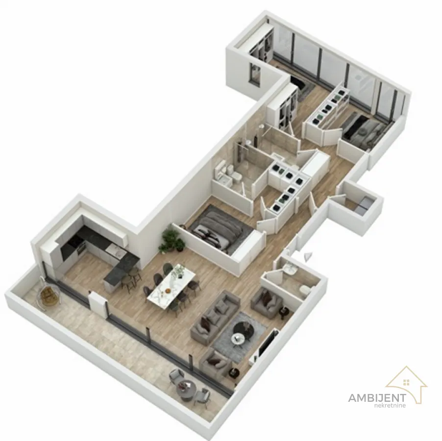 Prodaja, četvorosoban stan, 118m², Voždovac Sve Podlokacije, Beograd