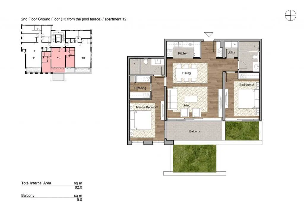 Prodaja, stan, 56m², Tivat, Crna Gora