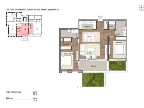Prodaja, stan, 56m², Tivat, Crna Gora - image 10