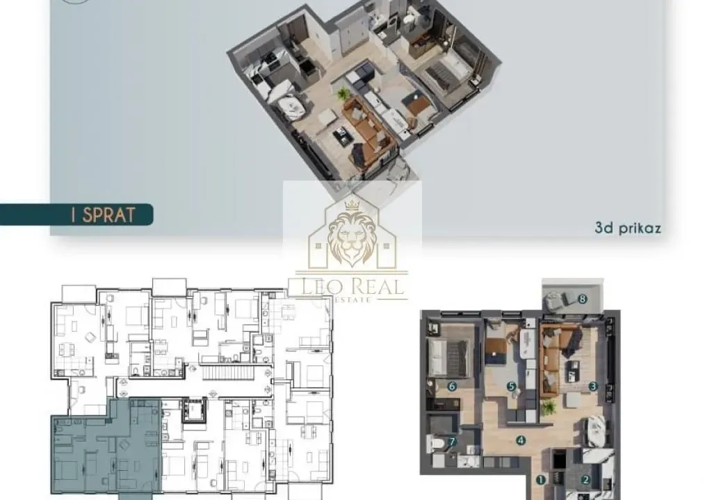 Prodaja, trosoban stan, 67m², Zemun Sve Podlokacije, Beograd