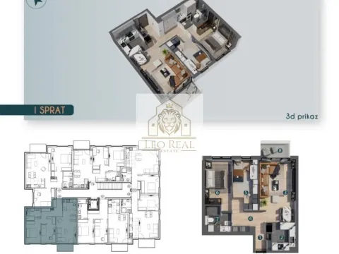 Sale, three bedroom apartment, 67m², Zemun Sve Podlokacije, Beograd