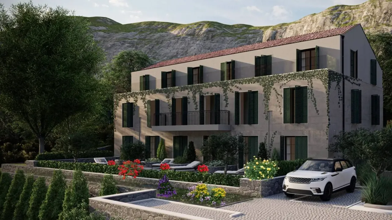 Prodaja, dvosoban stan, 67m², Prčanj, Kotor