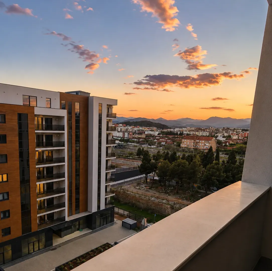 Izdavanje, jednosoban stan, 46m², Stari Aerodrom, Podgorica