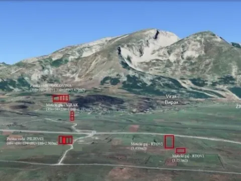 Zemljište in Pašina Voda