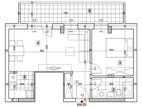 Prodaja, jednosoban stan, 50m², Podbara, Novi Sad Sve Podlokacije - image 3