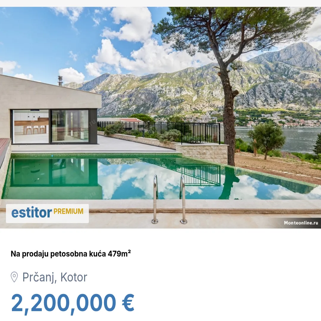 Prodaja, kuća, 479m², Prčanj, Kotor