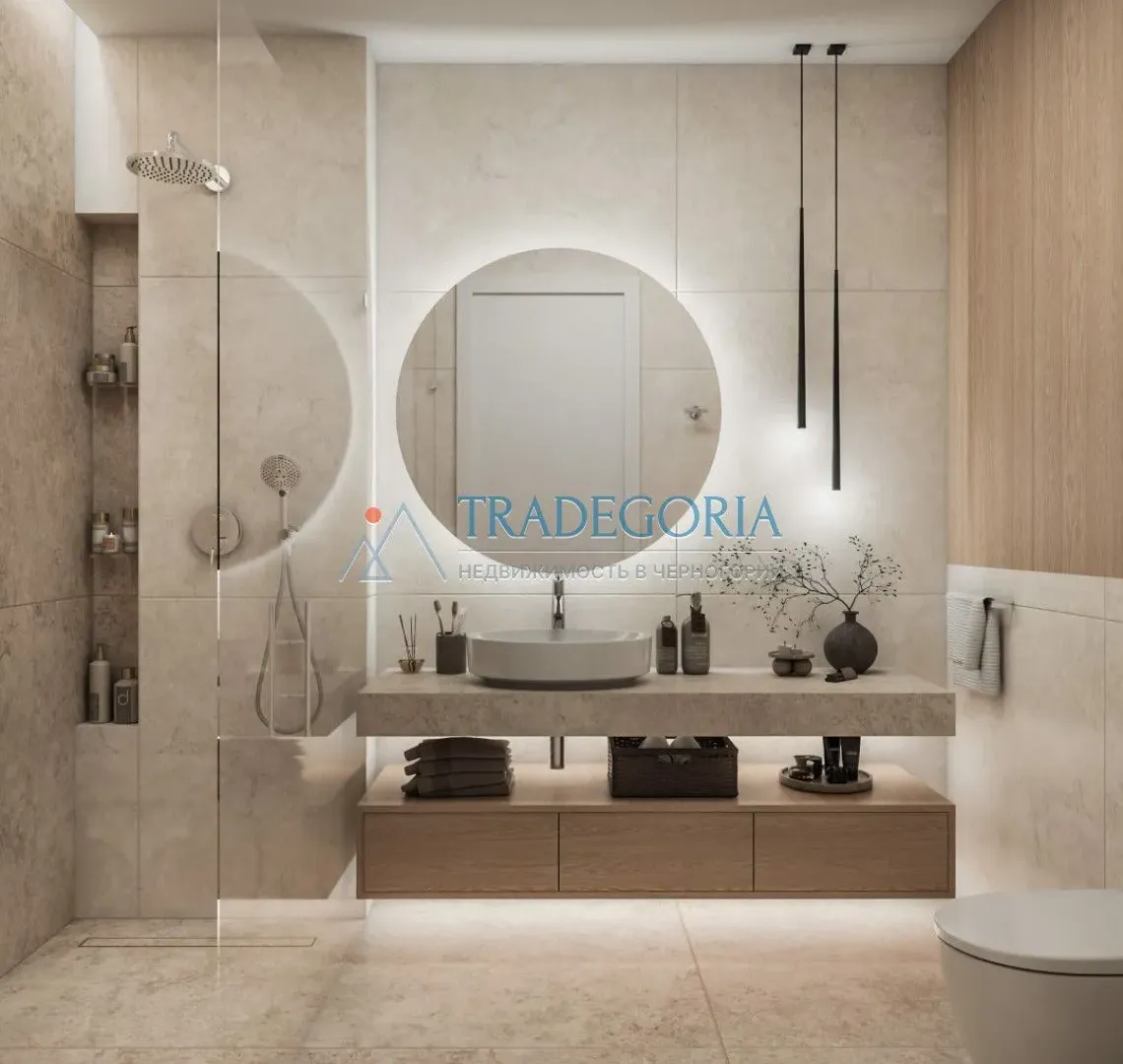 Prodaja, jednosoban stan, 65m², Reževići, Budva