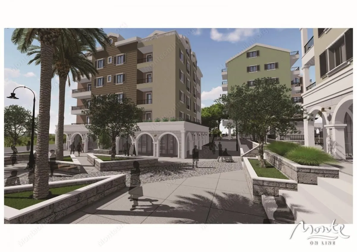 Sale, two bedroom apartment, 61m², Tivat, Crna Gora
