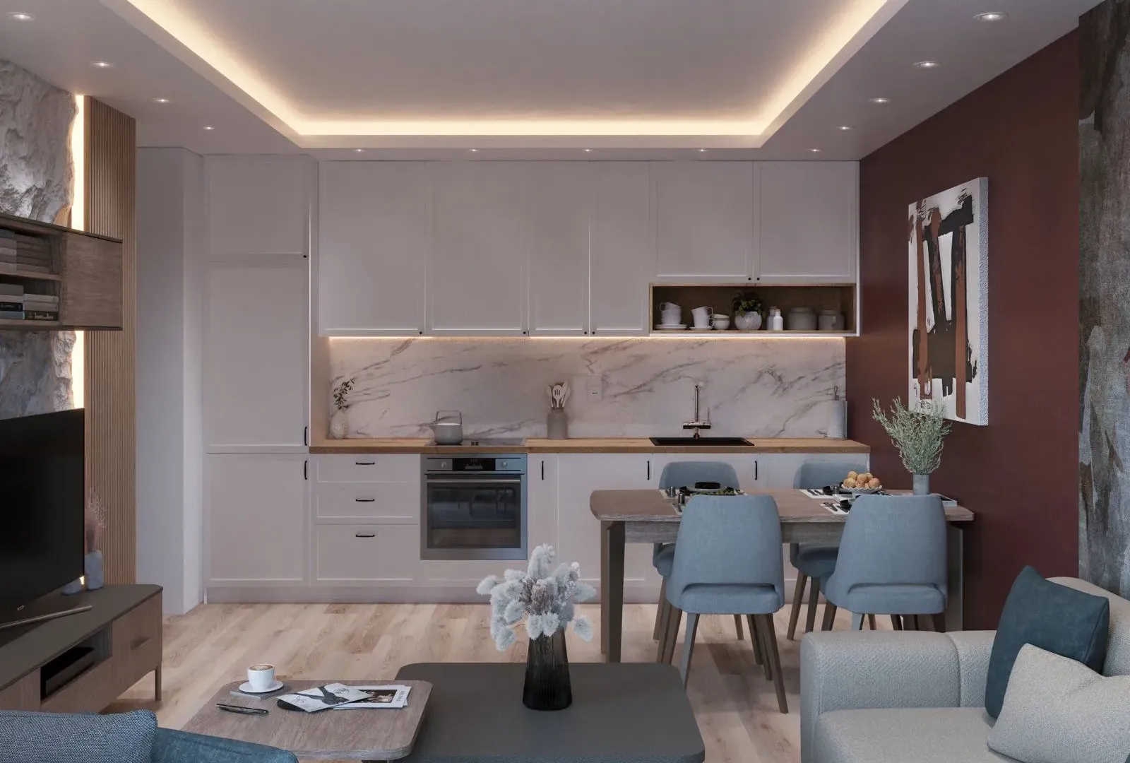 Sale, one bedroom apartment, 48m², Ilino, Bar
