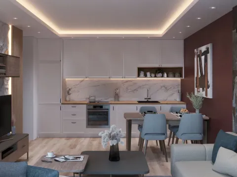 Sale, one bedroom apartment, 48m², Ilino, Bar - image 4