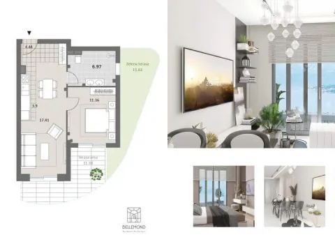 Prodaja, jednosoban stan, 74m², Bečići, Budva - image 12