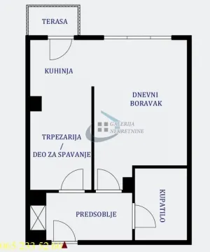 Prodaja, jednosoban stan, 29m², Banovo Brdo, Beograd - image 5