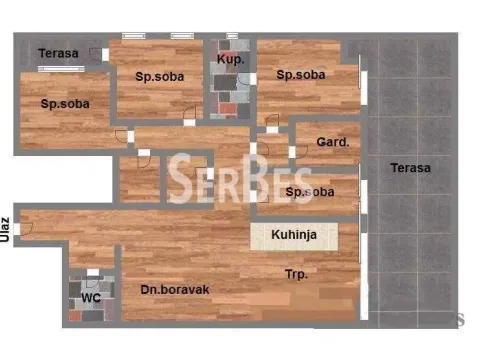 Sale, four bedroom apartment, 203m², Sajam, Novi Sad Sve Podlokacije - image 3