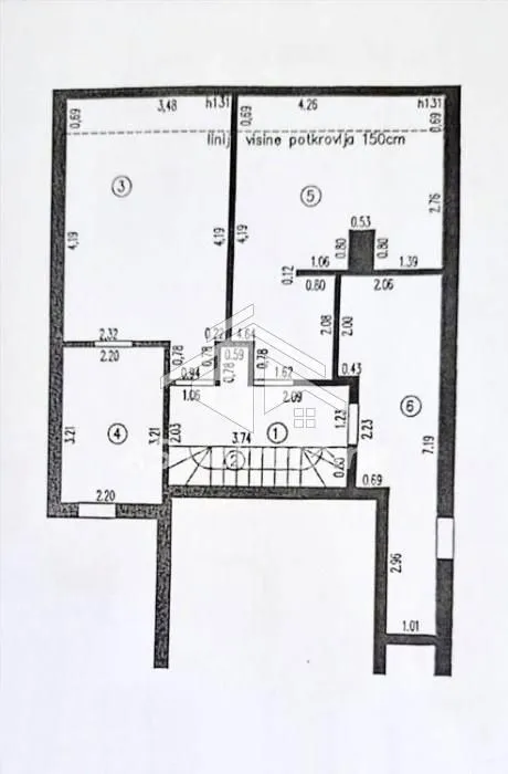 Sale, four bedroom apartment, 157m², Đeram Pijaca, Beograd