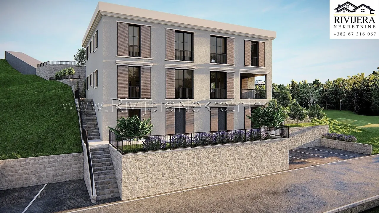 Prodaja, jednosoban stan, 42m², Đenovići, Herceg Novi