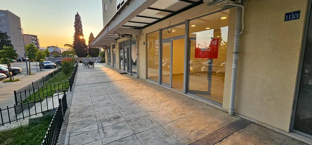 Izdavanje, poslovni prostor, 46m², Tuški Put, Podgorica