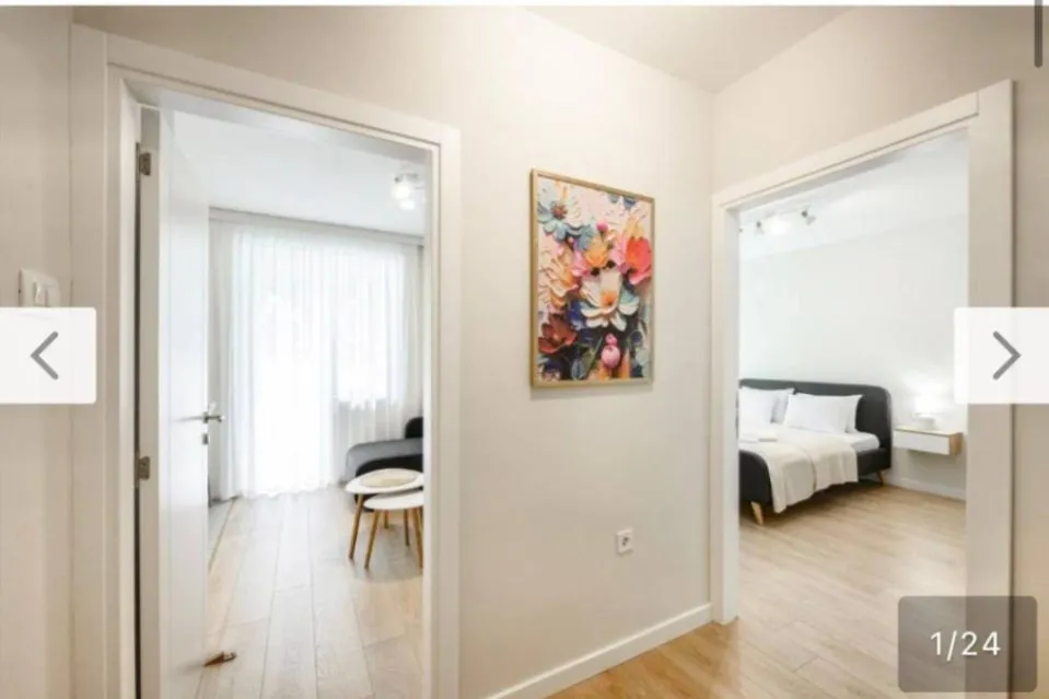Rent, one bedroom apartment, 40m², Dobrota, Kotor