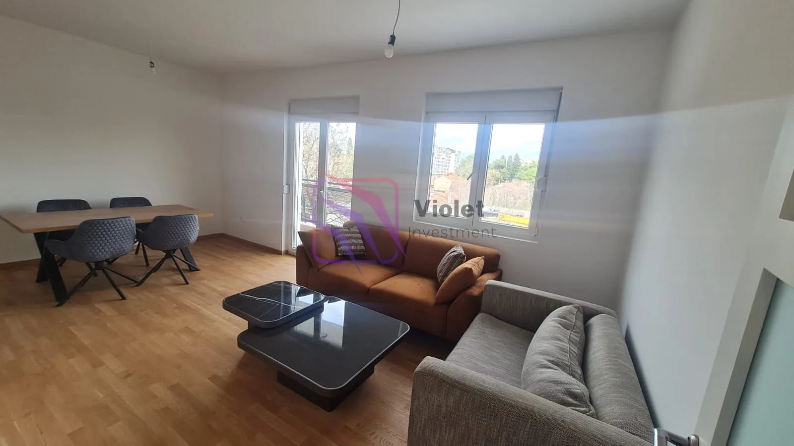 Izdavanje, dvosoban stan, 66m², Zabjelo, Podgorica