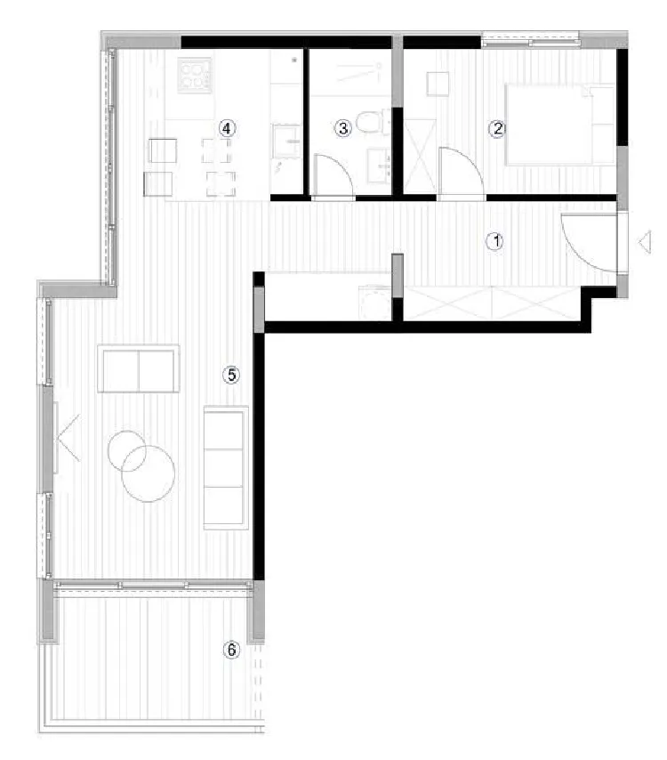 Sale, one bedroom apartment, 63m², Budva, Crna Gora