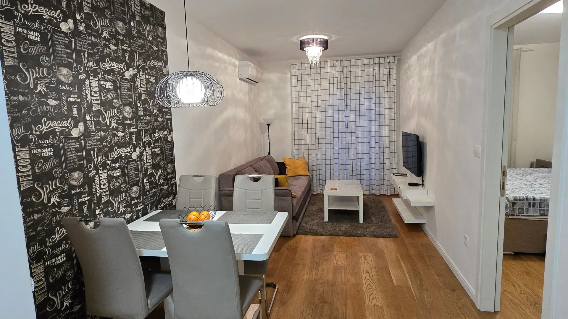 Rent, one bedroom apartment, 40m², Central Point, Podgorica
