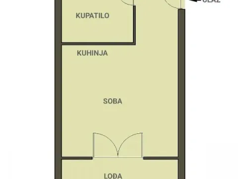 Prodaja, jednosoban stan, 27m², Severni Bulevar, Zvezdara Sve Podlokacije - image 8