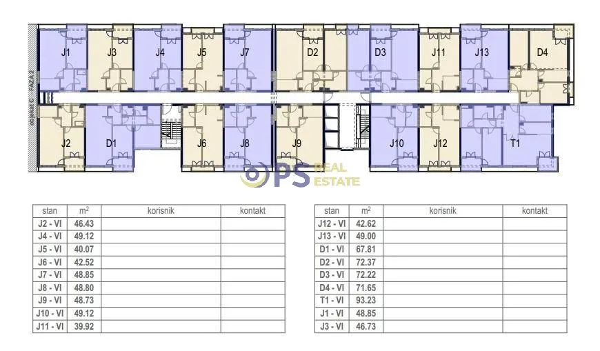 Prodaja, jednosoban stan, 49m², Podgorica, Crna Gora