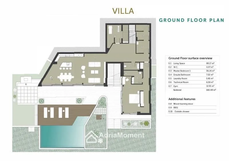 Sale, house, 373m², Prčanj, Kotor