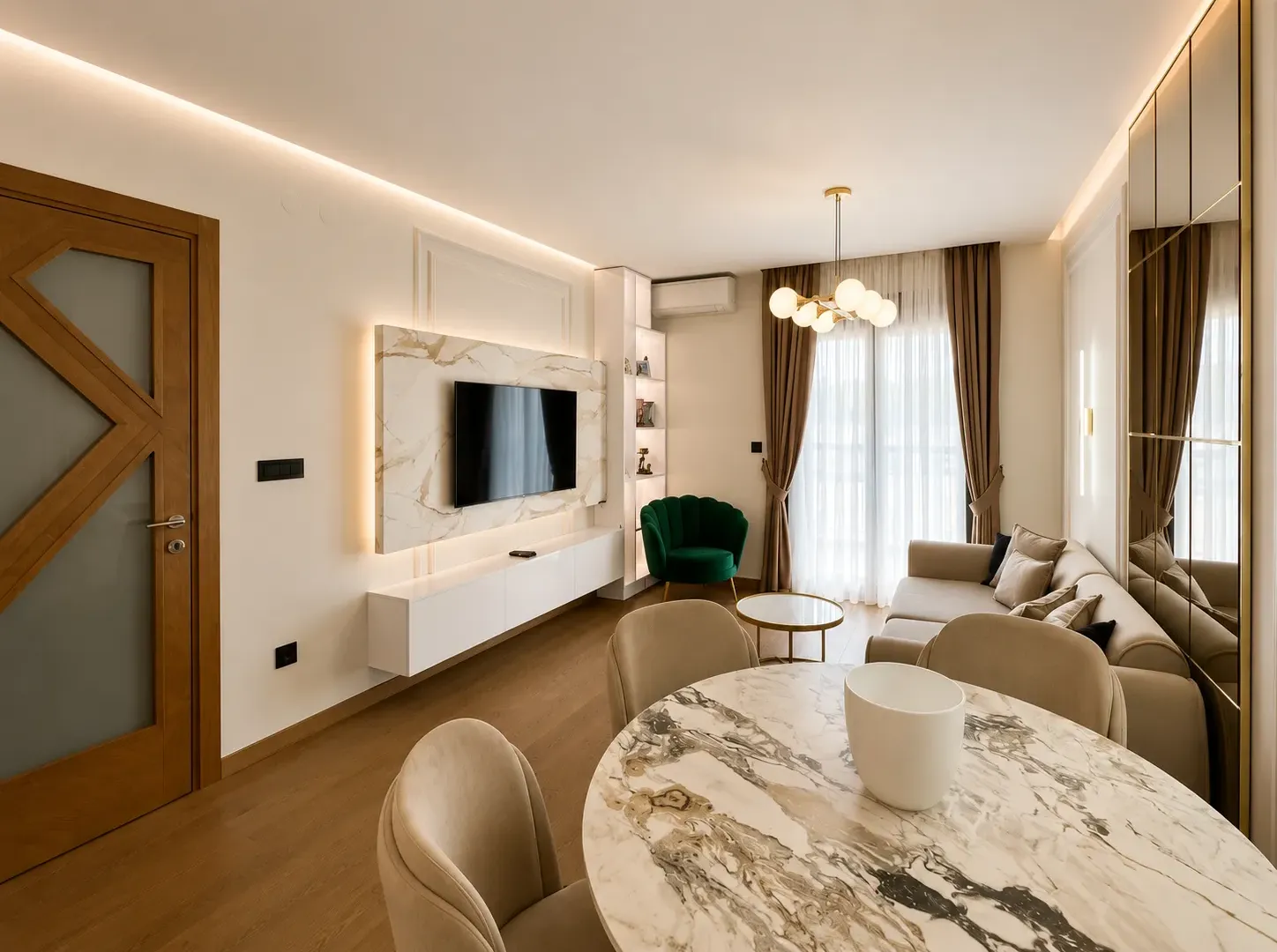 Izdavanje, dvosoban stan, 70m², Ljubović, Podgorica