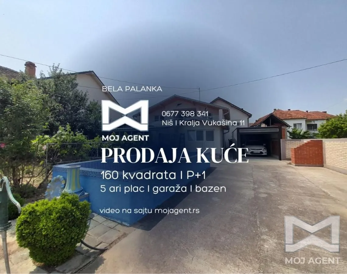 Sale, house, 160m², Bela Palanka, Srbija