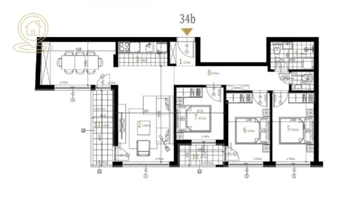 Prodaja, trosoban stan, 91m², Petrovaradin, Novi Sad