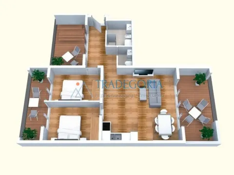 Prodaja, dvosoban stan, 65m², Bečići, Budva - image 10
