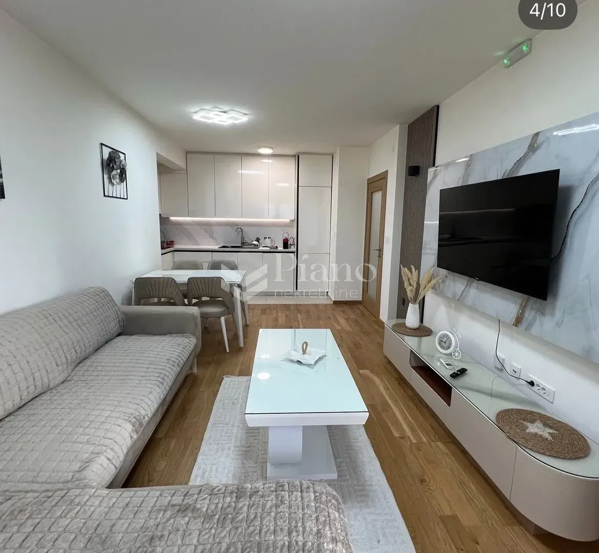 Rent, one bedroom apartment, 48m², City Kvart, Podgorica