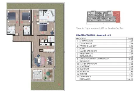 Sale, three bedroom apartment, 225m², Centar, Budva - image 9