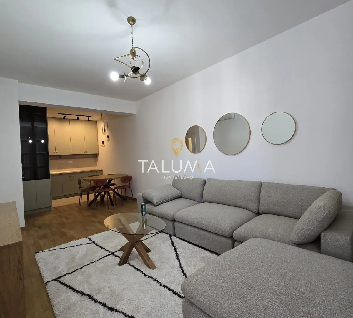 Rent, one bedroom apartment, 47m², Zabjelo, Podgorica