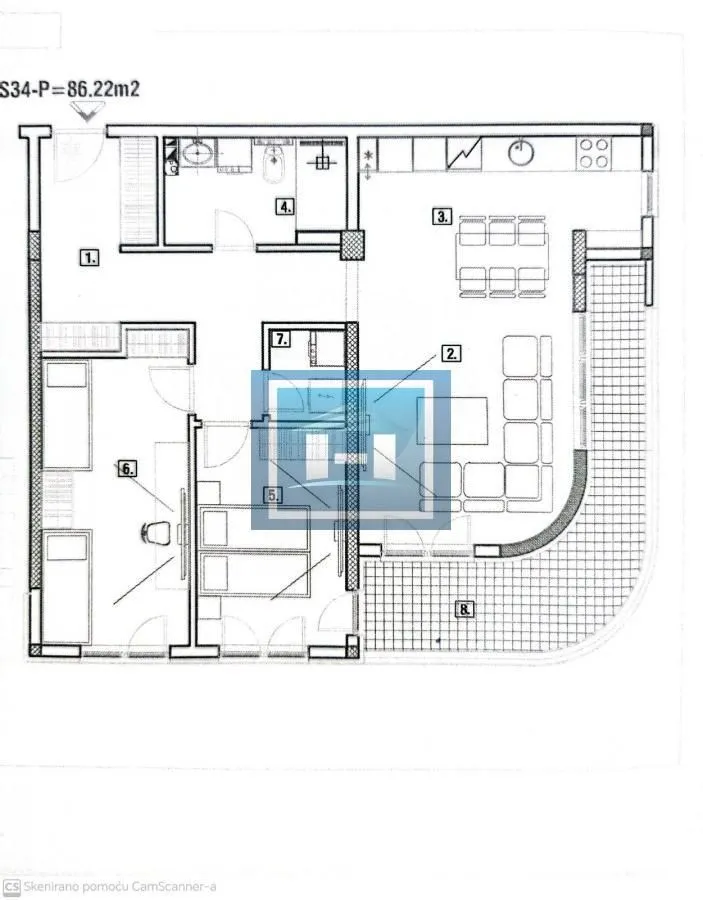 Sale, two bedroom apartment, 86m², Paraćin, Srbija